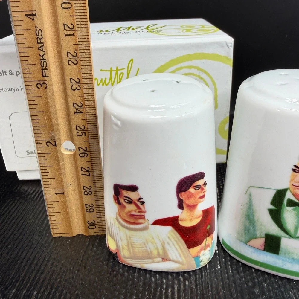 Graham Knuttel Raglan Road Salt‎ and Pepper Set Howya Head Tipperary Crystal